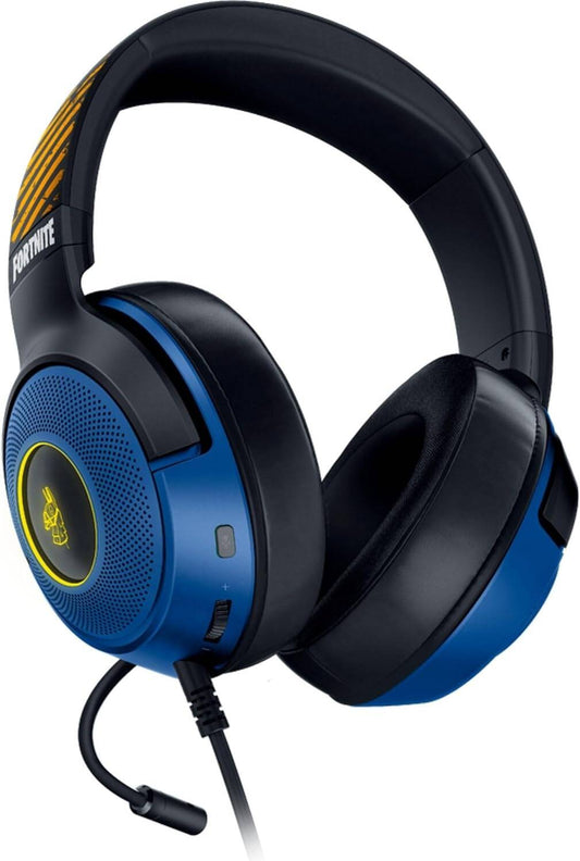 Razer Kraken V3 X Wired USB Gaming Headset | Fortnite Edition | 40mm TriForce Drivers | Chroma RGB Lighting | HyperClear Cardioid Mic | 7.1 Surround Sound | 285g Lightweight | Blue