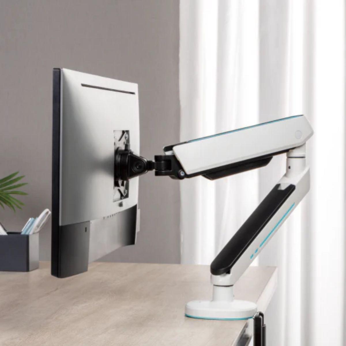 Avetron MA100 Gaming Monitor Arm | Spring‑Assisted | 27″ | 45″ | Clamp & Grommet