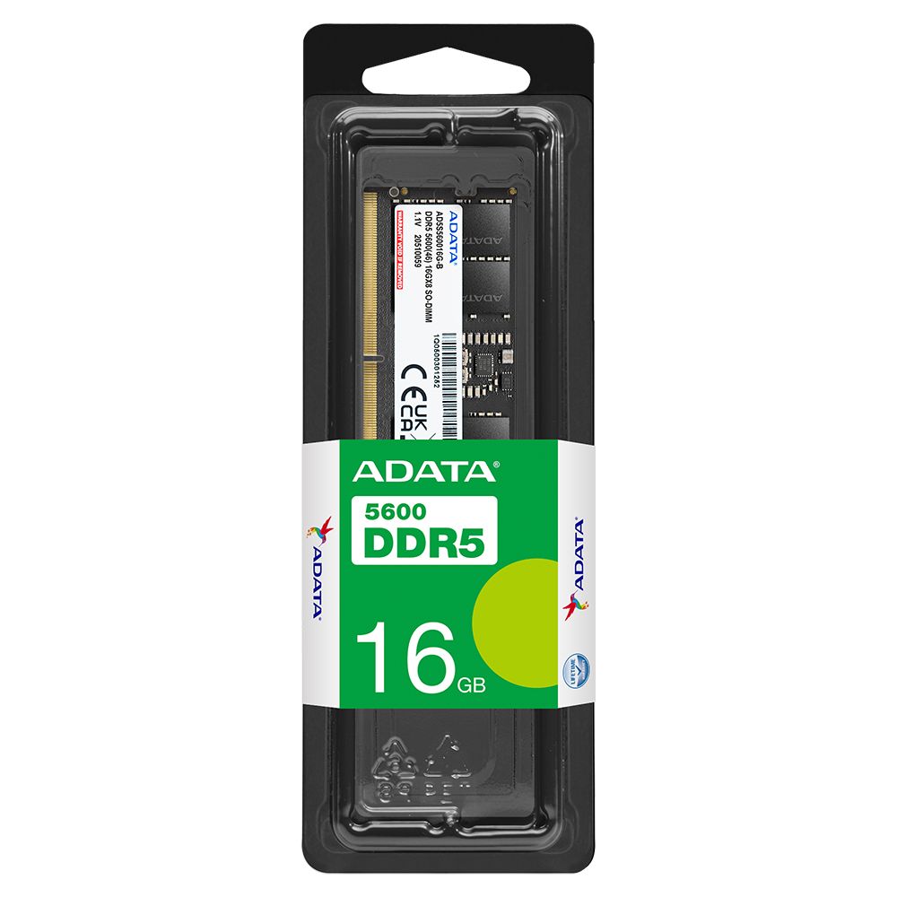 ADATA DDR5 5600MHz | 16GB (1x 16GB) | SO-DIMM Laptop RAM