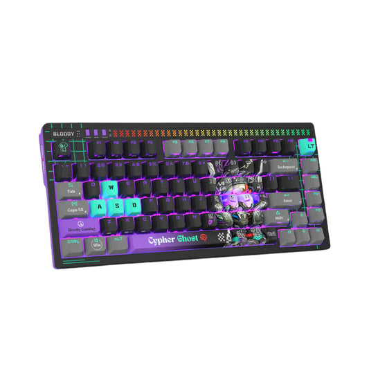 Bloody AT75 Alpha Optical Switch Mechanical Keyboard 75% | Cypher Ghost
