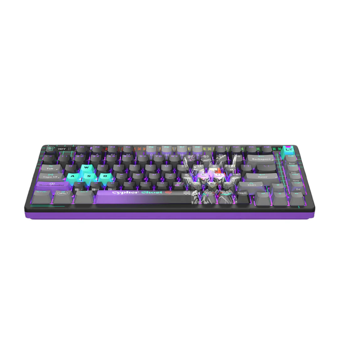 Bloody AT75 Alpha Optical Switch Mechanical Keyboard 75% | Cypher Ghost