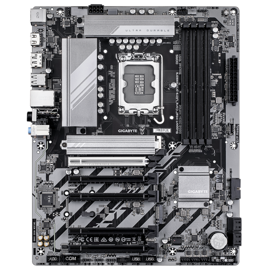 Gigabyte B860 DS3H WIFI6E ATX Motherboard | LGA1851 | DDR5 | PCIe 5.0/M.2 | Wi‑Fi 6E | 2.5 Gb LAN | USB‑C 3.2 Gen2x2