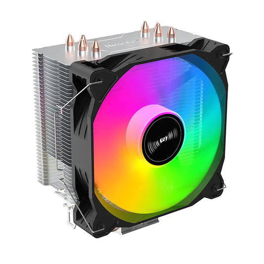 Huntkey Frozen 400SE RGB CPU Cooler | 4 Heat Pipes | 120 mm Fan