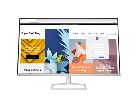 HP Series 5 532sf 31.5″ FHD Monitor | Full HD (1920×1080) | 100Hz Refresh Rate | 99% sRGB | Anti-Glare Display | HP Eye Ease | HDMI & VGA | 3-Side Borderless Design