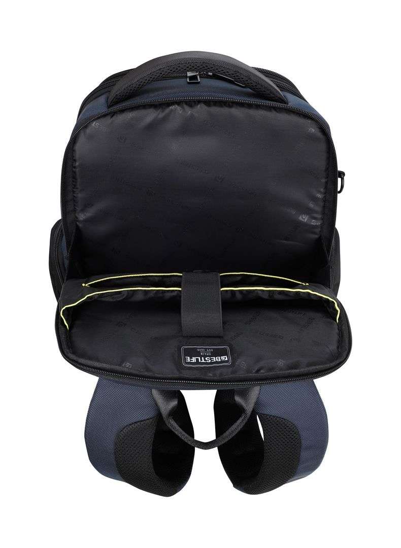 BESTLIFE Ossian 15.6" Laptop Backpack | 33L Business Travel Backpack | Padded Laptop & Tablet Compartments | Water-Resistant 900D Polyester | Hidden Pocket | Ergonomic Design | Blue