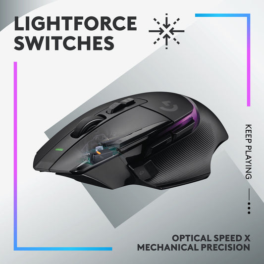 Logitech G G502 X Plus LIGHTSPEED Wireless RGB Gaming Mouse