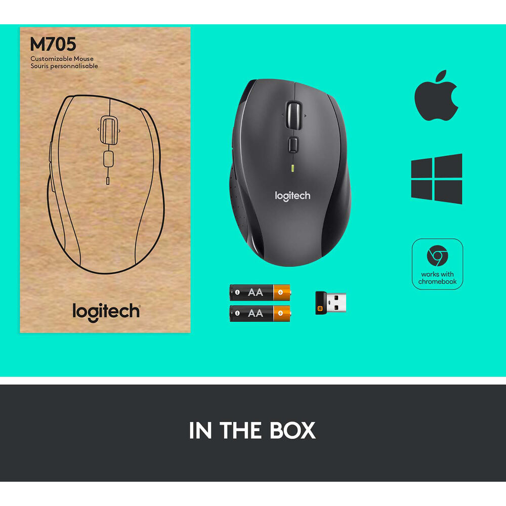 Logitech M705 Marathon Wireless Mouse