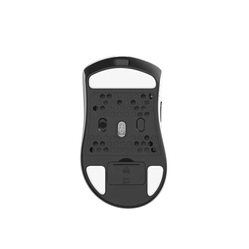 Monka Rapid G982W Lightweight Gaming Mouse | 59 g | Tri-Mode (2.4G/Bluetooth/USB-C) | PAW3311 Sensor | 12 | 000 DPI | 6 Programmable Buttons
