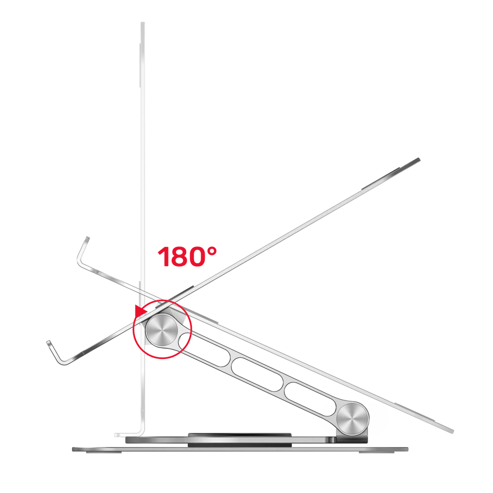 UNITEK Adjustable Laptop Stand with 360° Rotating Base