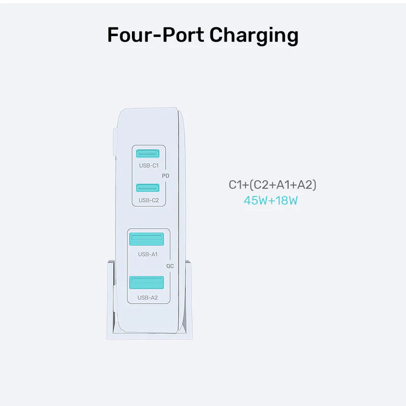 UNITEK 70W Desktop GaN Charging Station
