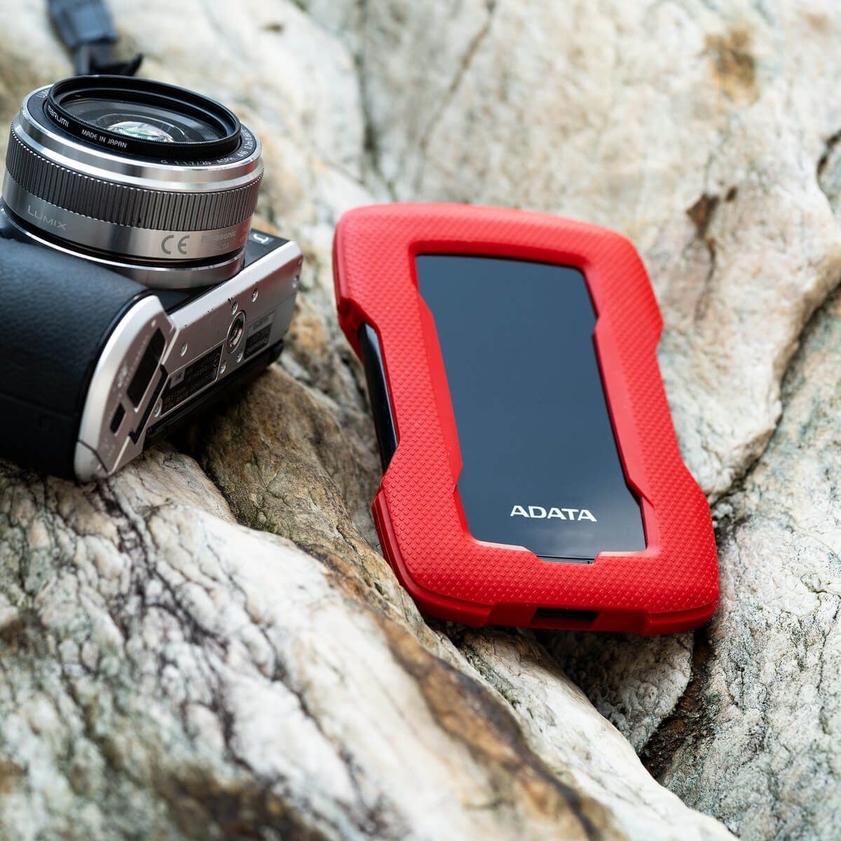 ADATA HD330 External Hard Drive USB 3.2 Durable Shockproof Silicone Protective Rugged Design | 1TB
