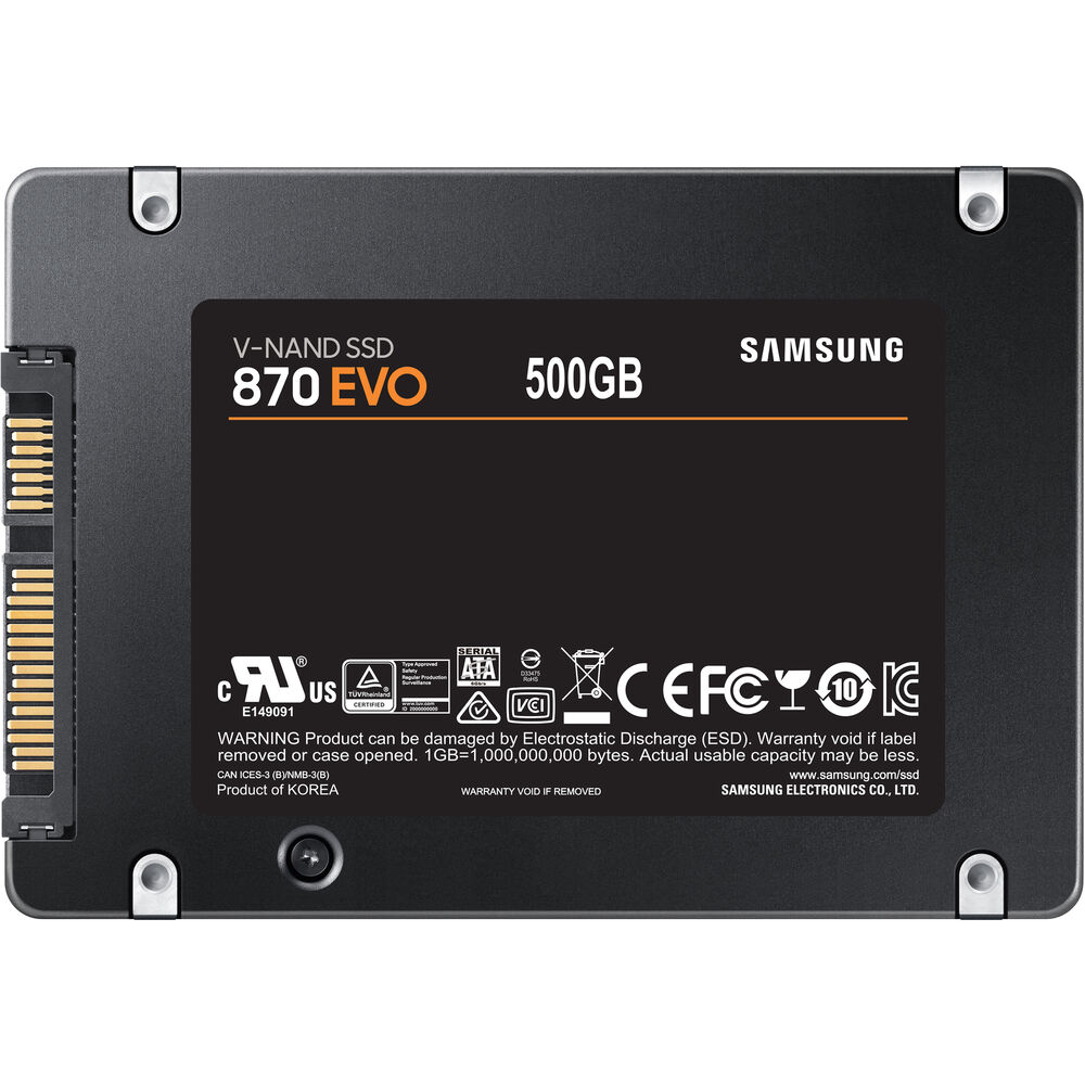 Samsung 870 EVO SATA III 2.5" Internal SSD | 500GB