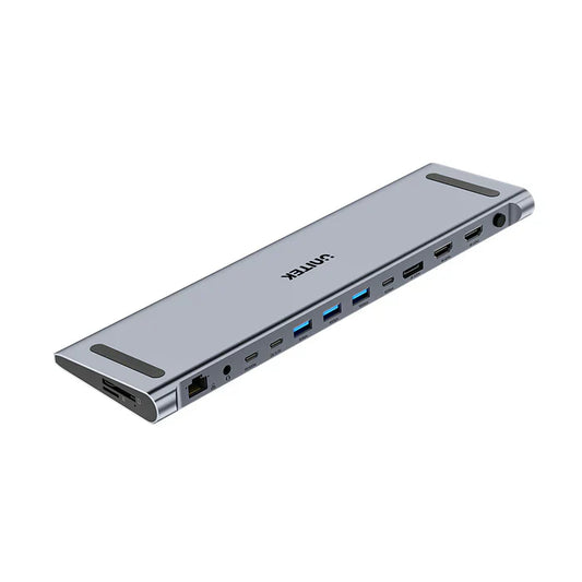 UNITEK UHB15 USB-C Triple 4K KVM Docking Station | Dual/Triple Monitor Support | USB Ports | Ethernet LAN | SD/TF Card Reader | 100W Power Delivery | KVM Switch Functionality