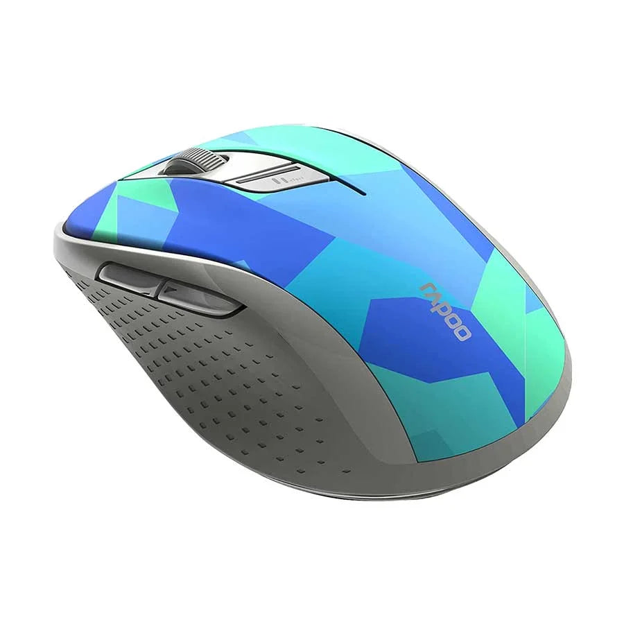 Rapoo M500 Silent Multi-mode Wireless Mouse | Bluetooth 3.0/4.0/5.0 & 2.4GHz | Adjustable 600 | 1600 DPI | Silent Clicks | 6 Buttons | 12-Month Battery Life