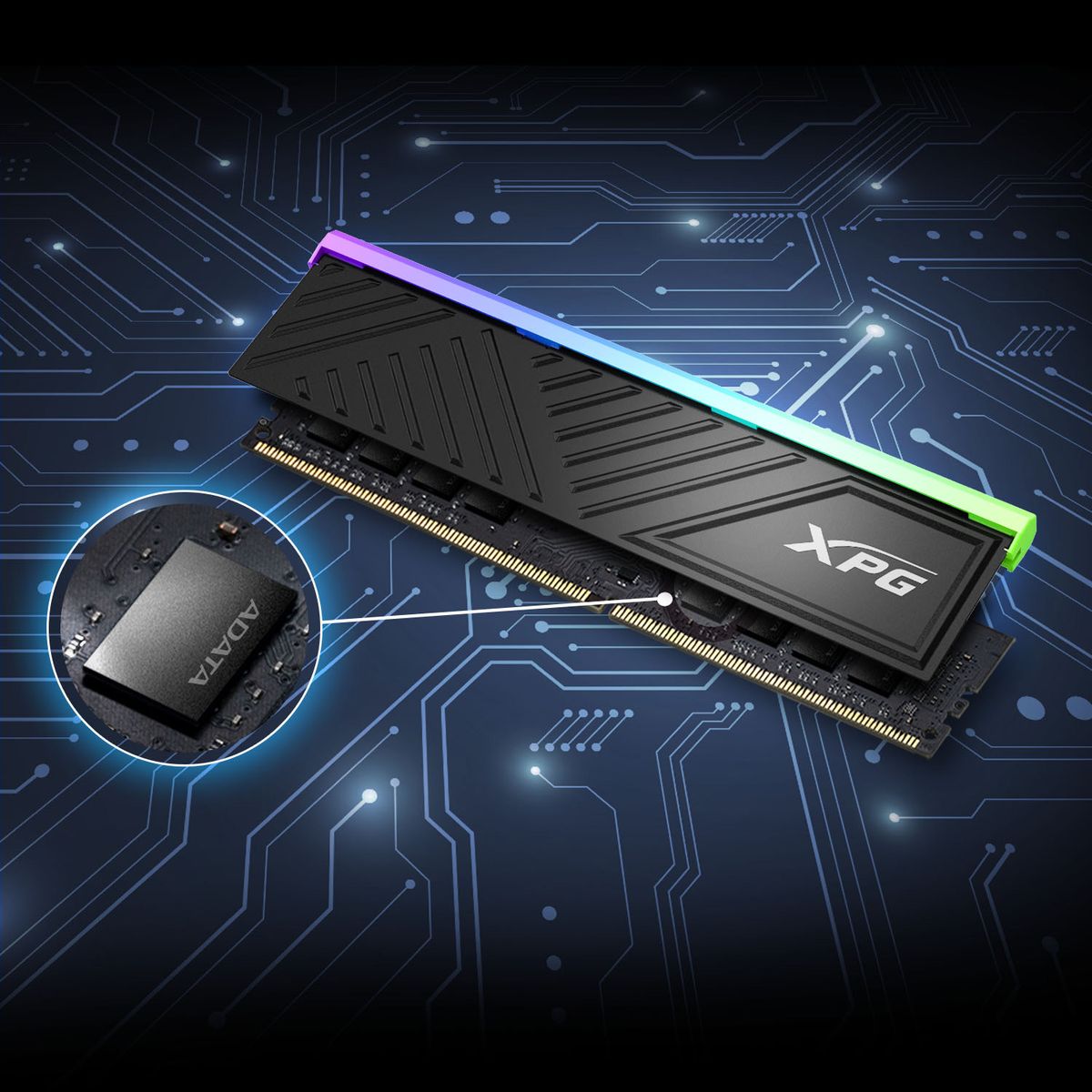 XPG SPECTRIX D35G RGB DDR4 3600MHz 16GB CL18 UDIMM 288‑Pins Desktop SDRAM DDR4 Single Channel RAM