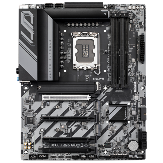 Gigabyte Z890 UD WIFI6E ATX Motherboard | LGA 1851 | DDR5 up to 9066 MT/s (OC) | PCIe 5.0/M.2 | USB4 | Wi‑Fi 6E | 2.5 Gb LAN