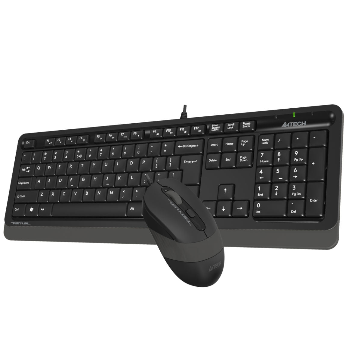 A4Tech F1010 Fstyler Sleek Wired Keyboard & Mouse Combo | Arabic/English