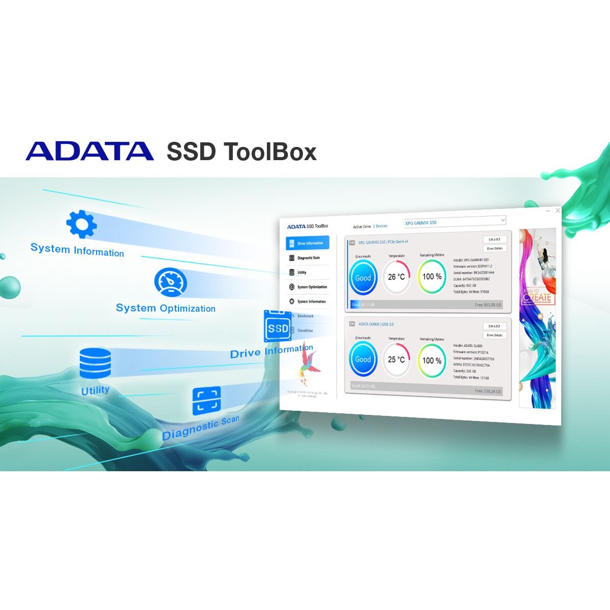ADATA Legend 960 PCIe Gen4 x4 M.2 2280 with 1.3mm Heat Sink Solid State Drive