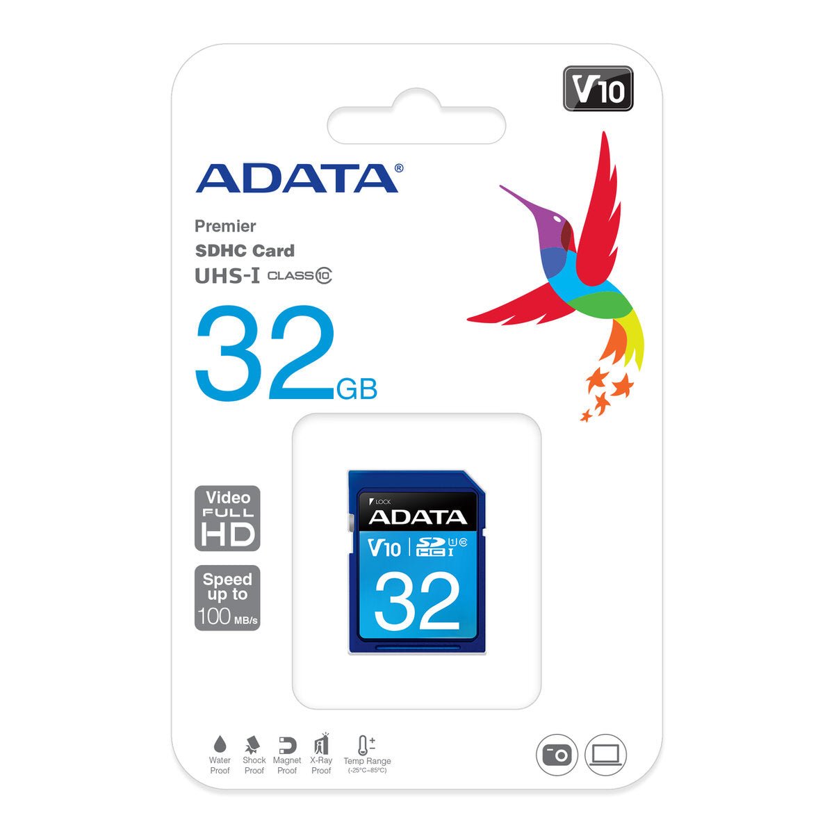 ADATA Premier Memory Card SDA 3.0 | 32GB | SDHC UHS-I