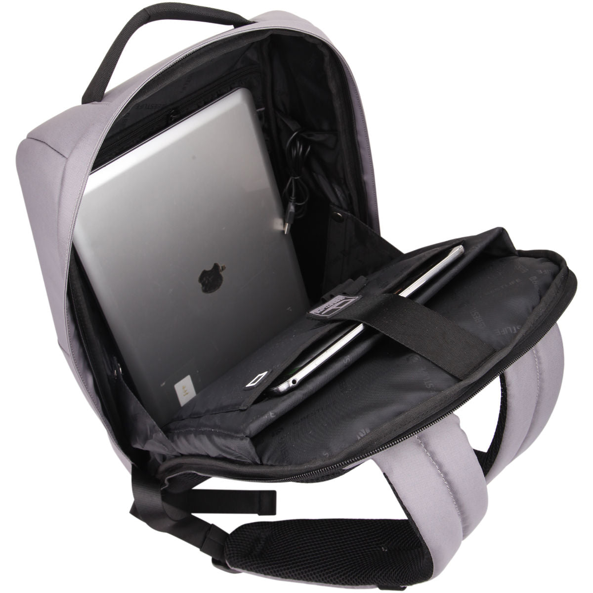 BESTLIFE Neoton Travelsafe Backpack | 15.6″ Laptop | USB Charging | 180° Opening | Anti-Theft Design | Waterproof Zippers