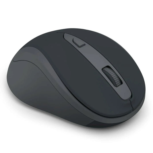 Hama WM-400 Wireless Ergonomic Mouse | 6-Button Optical Quiet Mouse with 2.4 GHz RF | Adjustable DPI | Stowable USB-A Receiver & Eco-Friendly Design