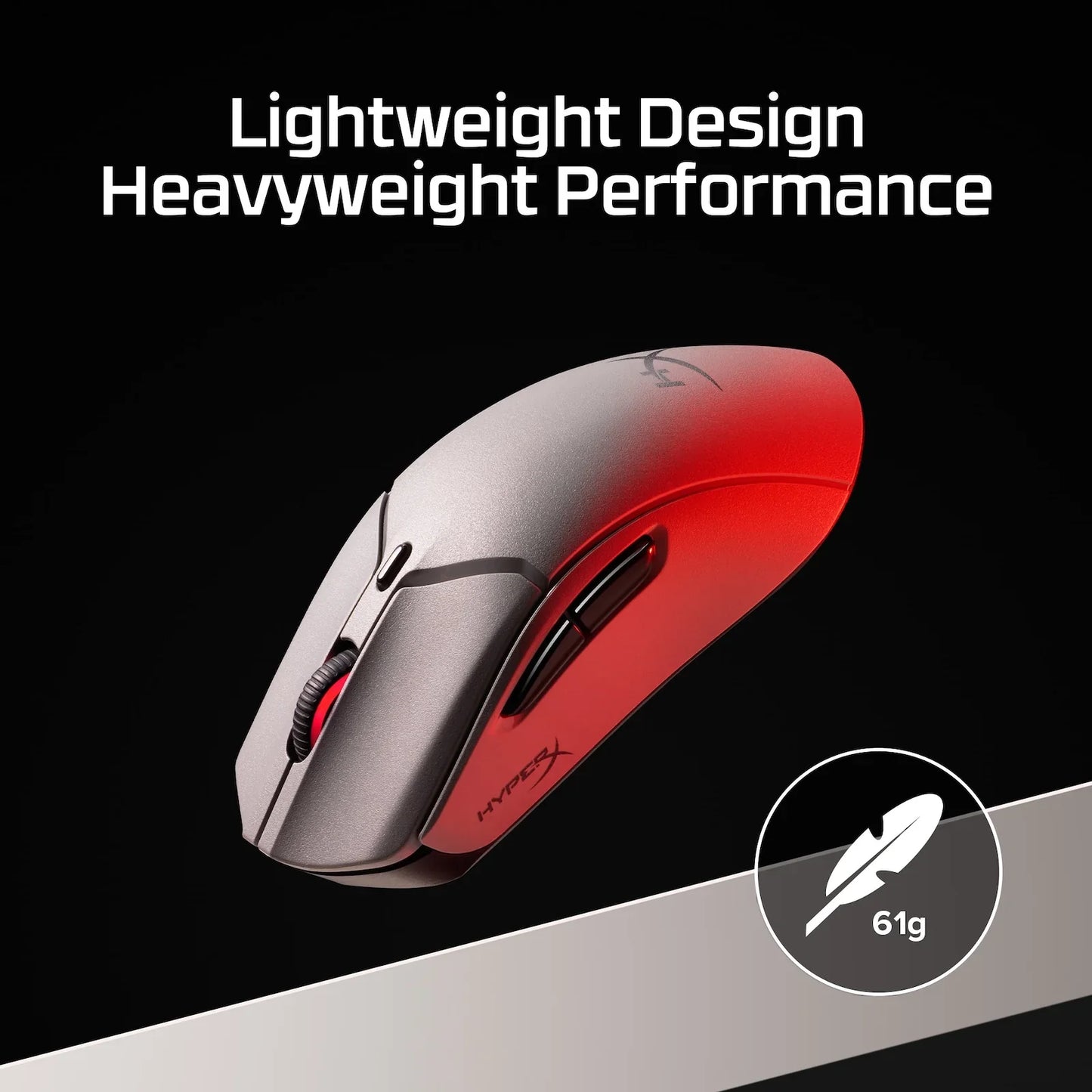 HyperX Pulsefire Haste 2 Pro 4K | Ultra-Light 61 g | Native 4 kHz Wireless | HyperX 26K Sensor (26 000 DPI) | Up to 90-Hour Battery