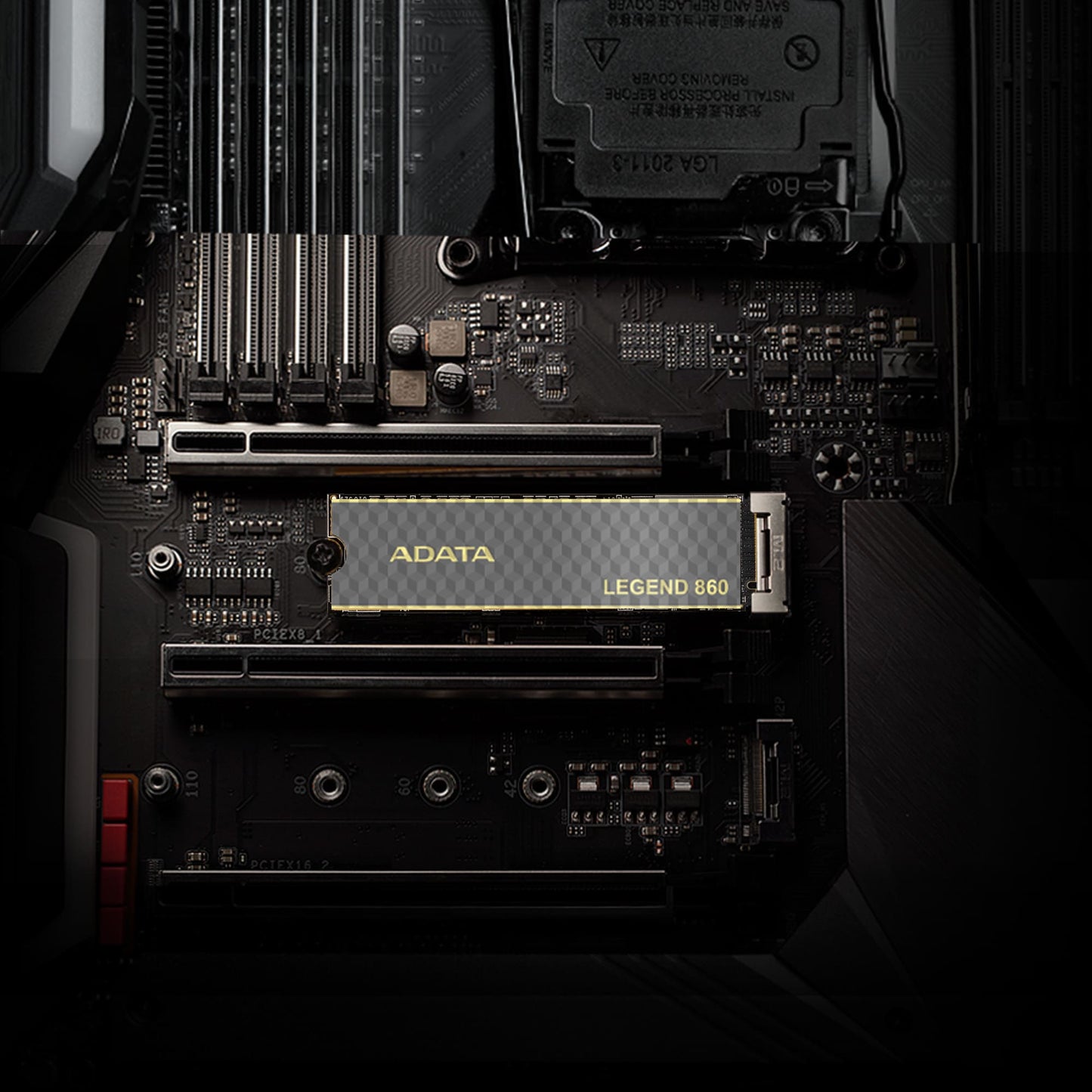 ADATA LEGEND 860 1TB PCIe Gen4x4 NVMe M.2 SSD | Up to 6 | 000/5 | 000MB/s | NVMe 2.0 | HMB | LDPC ECC | PS5 Compatible