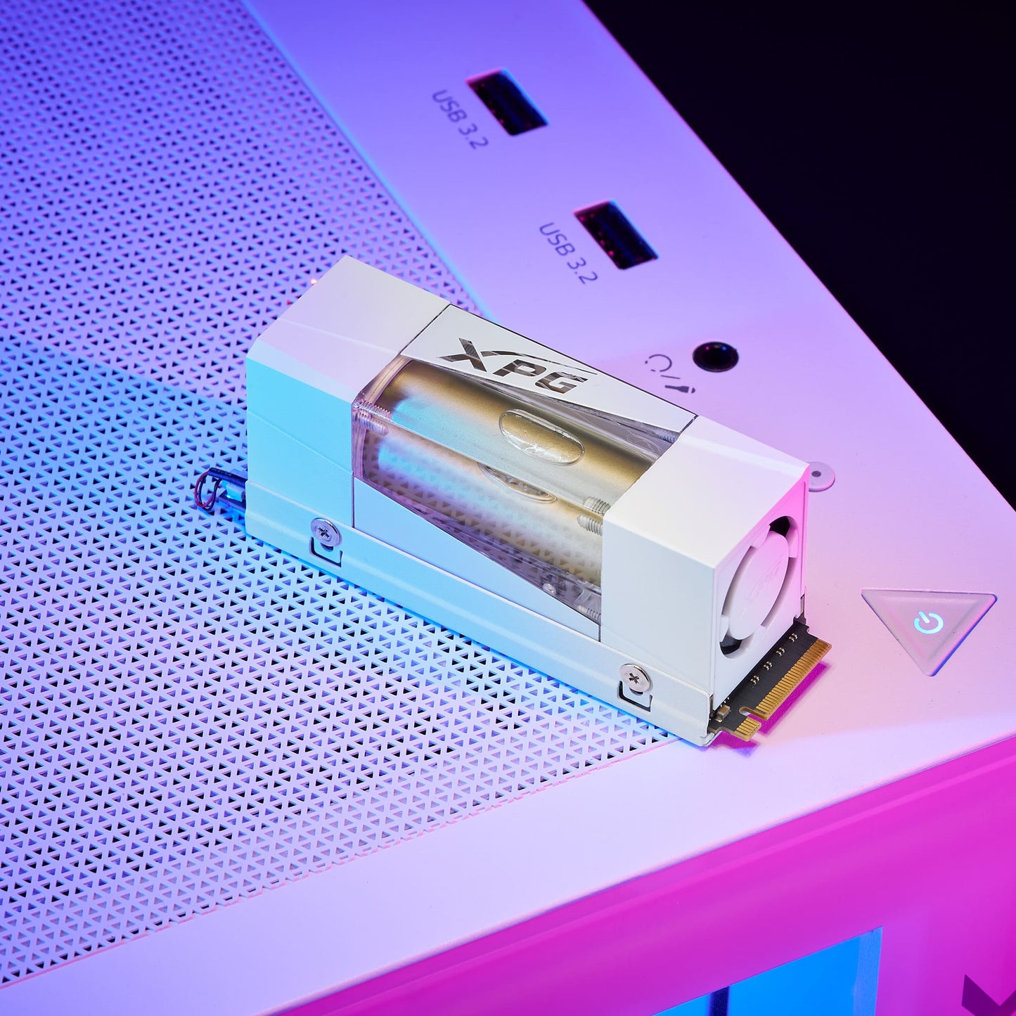 XPG MARS 980 STORM 1TB Gen5 PCIe M.2 SSD | Up to 14 | 000MB/s Read | Hybrid Liquid-Fan Cooling | DRAM Cache | 232-Layer 3D NAND
