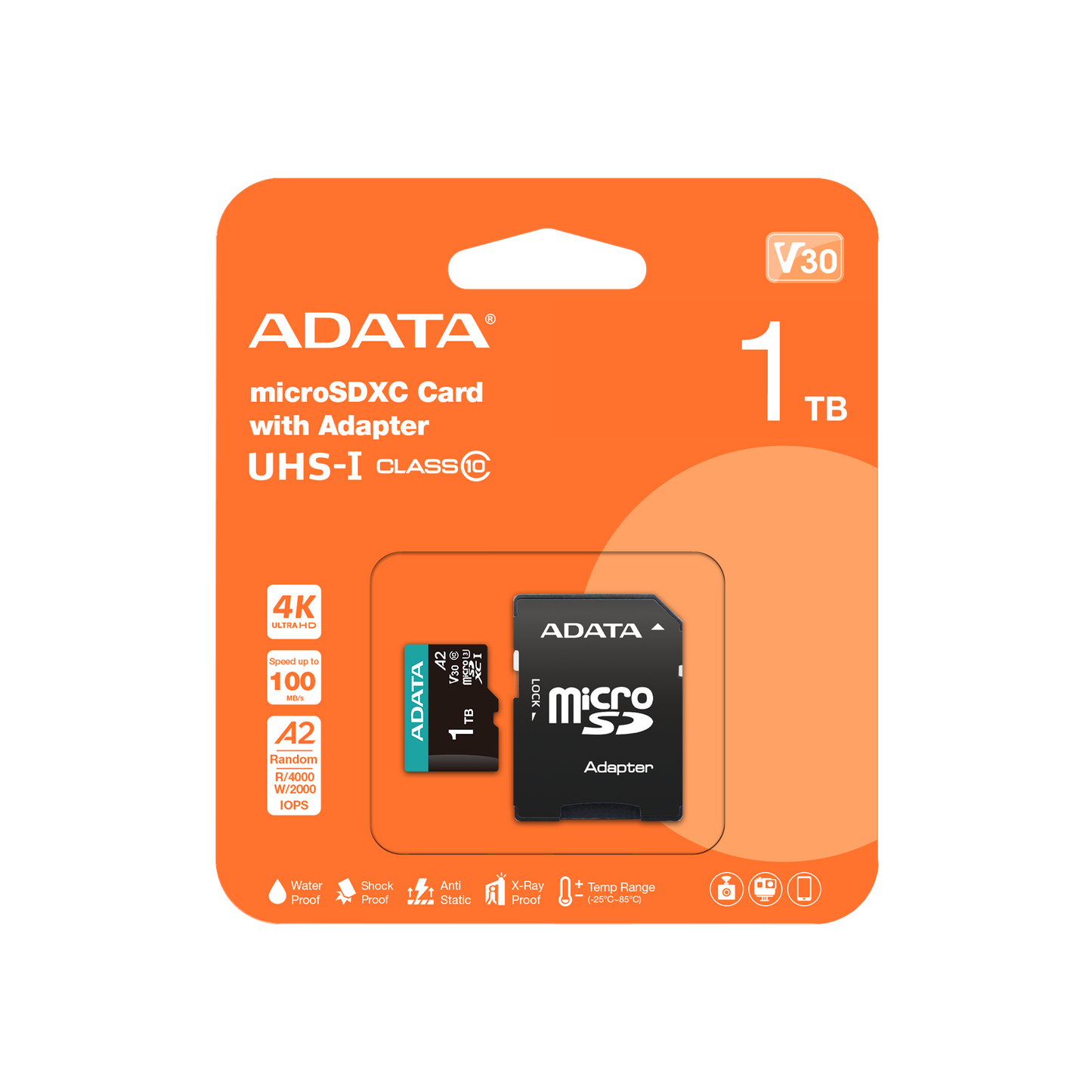 ADATA Premier Pro Memory Card SD 6.0 with Adapter | 1TB | microSDXC UHS-I