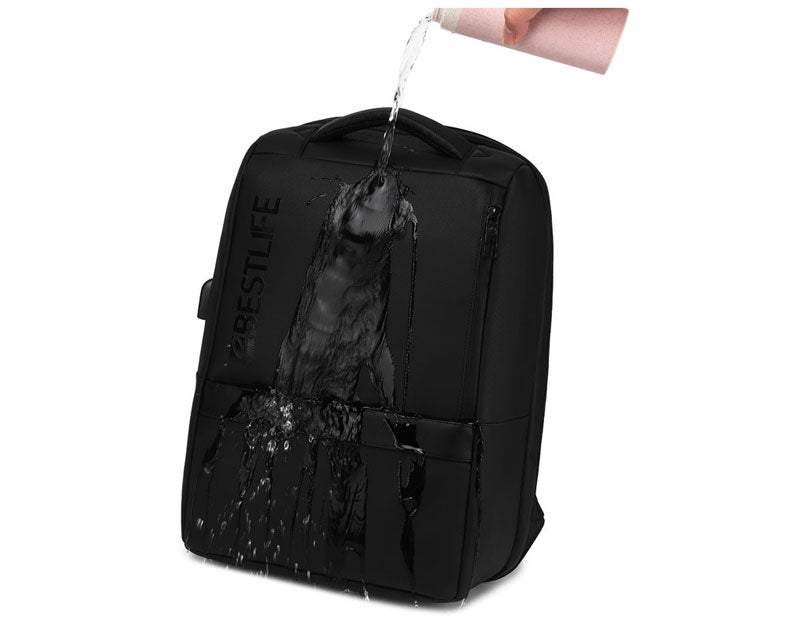 BESTLIFE Neoton 3.0 Travelsafe Backpack | 15.6″ Laptop | Anti-Theft Design | USB Charging | Water-Resistant | Ergonomic Comfort