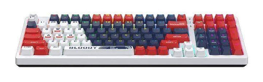 Bloody S98 USB Sports Navy Mechanical Switch Gaming Keyboard (BLMS Red Switches) / ( En/Ar )