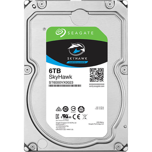 Seagate SkyHawk 3.5" Internal Surveillance HDD | 6TB
