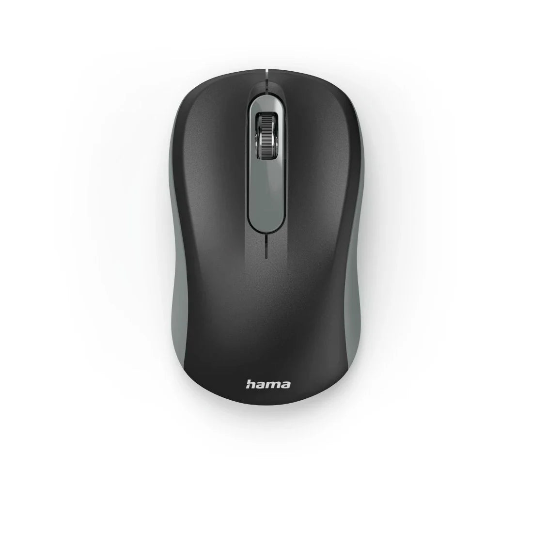 Hama AMW-200 Optical Wireless Mouse – 1600 DPI, Ambidextrous Design, Nano USB Receiver, 2.4 GHz RF, Anthracite/Black