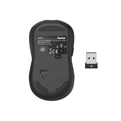 Hama "MW-650" Optical 6-Button Multi-Device Mouse, with USB-A / Bluetooth