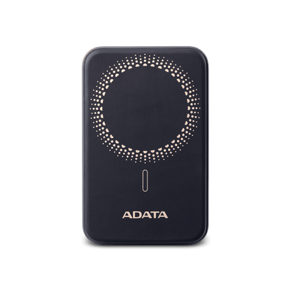 ADATA R100 10 | 000 mAh Magnetic Power Bank | Qi 15 W Wireless | 20 W PD/QC USB‑C | Dual-Device Ports | Fold-Out Stand | Pass‑Through Charging