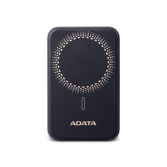 ADATA R100 10 | 000 mAh Magnetic Power Bank | Qi 15 W Wireless | 20 W PD/QC USB‑C | Dual-Device Ports | Fold-Out Stand | Pass‑Through Charging