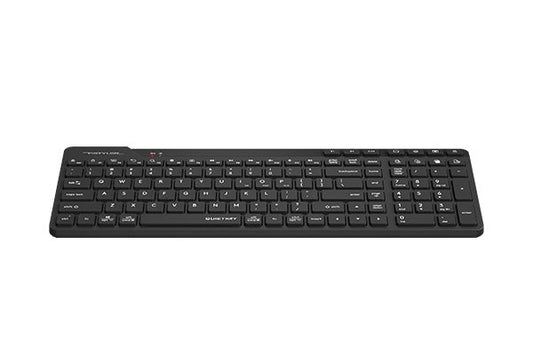 A4Tech FBK27C Bluetooth & 2.4 GHz Wireless Keyboard | QuietKey | Rechargeable | Multi-Device | USB-C Fast Charging