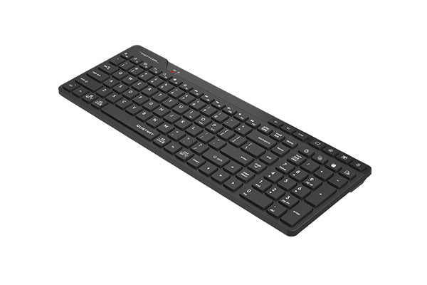 A4Tech FBK27C Bluetooth & 2.4 GHz Wireless Keyboard | QuietKey | Rechargeable | Multi-Device | USB-C Fast Charging