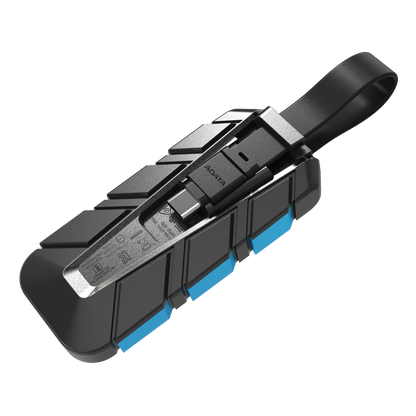 ADATA SC740 External SSD USB 3.2 Gen2 1050MB/s Read 1000MB/s Write Built-In USB-C Cable MIL-STD Drop | 1TB