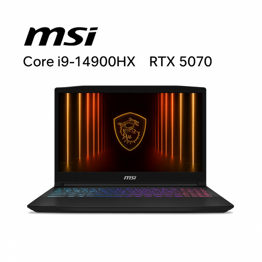 MSI Katana 15 HX B14WGK-223XAE | Intel Core i9-14900HX | RAM 16GB | SSD 512GB | NVIDIA RTX 5070 8GB | 15.6 Inch FHD IPS 144Hz | Black