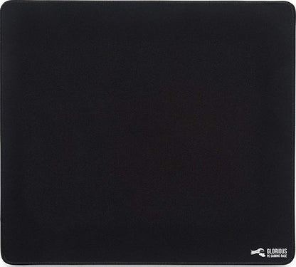 Glorious XL Heavy Gaming Mouse Mat/Pad | 16"x18" Extra-Large Black Cloth Surface | Non-Slip Rubber Base | Stitched Edges | Precision Gaming & Desk Mat