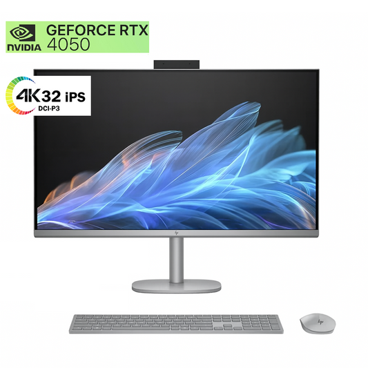 All in One HP OmniStudio X 32-C0000NA | Intel Core Ultra 7-155H | RAM 32GB | SSD 1TB | NVIDIA RTX 4050 6GB | 32 Inch 4K UHD IPS | Meteor Silver