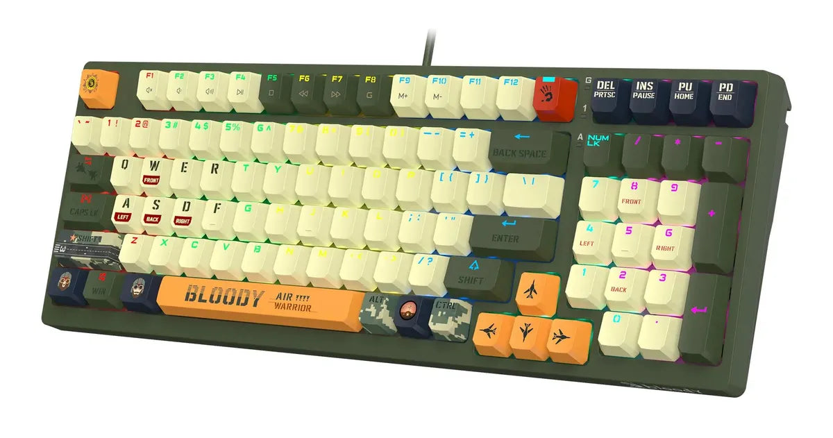 Bloody S98 Aviator RGB MECHANICAL KEYBOARD ( En / Ar )