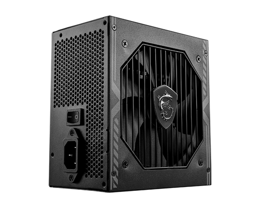 MSI MAG A750BN PCIE5 750W Power Supply | 80 PLUS Bronze Certified | ATX PSU | PCIe 5.0 12VHPWR Connector | Active PFC | 120mm Fan | Gaming PC Power Supply