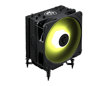 MSI MAG COREFROZR AA13 Air CPU Cooler | 120mm ARGB Fan | 4× 6mm Direct-Touch Heat Pipes | Rifle Bearing | Compact Tower | Supports Intel LGA1700/1851 & AMD AM5/AM4