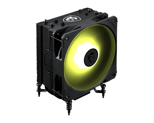 MSI MAG COREFROZR AA13 Air CPU Cooler | 120mm ARGB Fan | 4× 6mm Direct-Touch Heat Pipes | Rifle Bearing | Compact Tower | Supports Intel LGA1700/1851 & AMD AM5/AM4