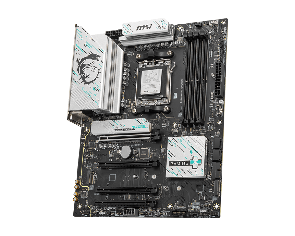 MSI B850 GAMING PLUS WIFI ATX Motherboard | AM5 | DDR5‑8200+ OC | PCIe 5.0 x16 | 3× M.2 (1× Gen5) | 5 GbE LAN | Wi‑Fi 7 | USB4 | HDMI 2.1