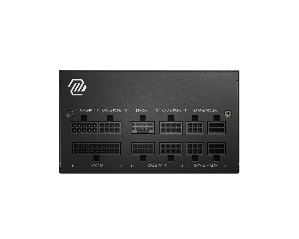 MSI MAG A750GL PCIE5 | ATX 3.1 / PCIe-5 750 W Full-Modular 80 PLUS Gold PSU | 450 W 16-Pin GPU Cable