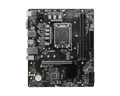 MSI PRO B760M-E DDR5 Micro-ATX LGA 1700 Motherboard