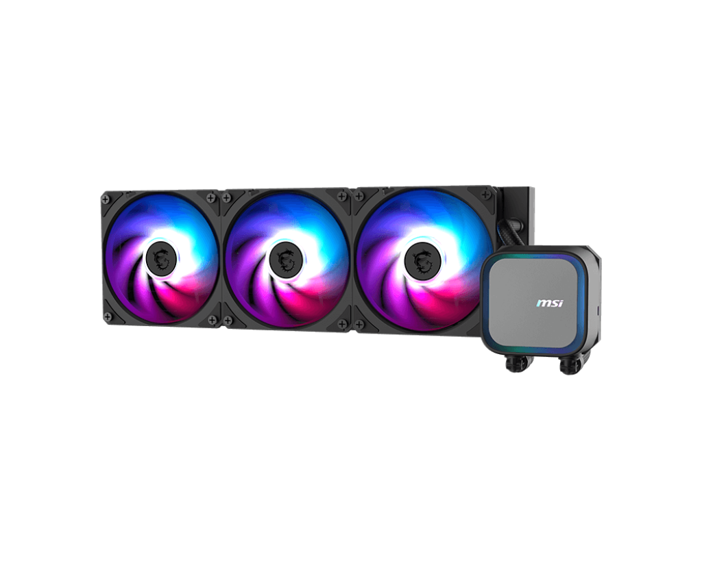 MSI MAG CORELIQUID A13 360 AIO Liquid Cooler | 360mm Radiator | ARGB | CycloBlade Fans | Copper Base | LGA1700/AM5 Support